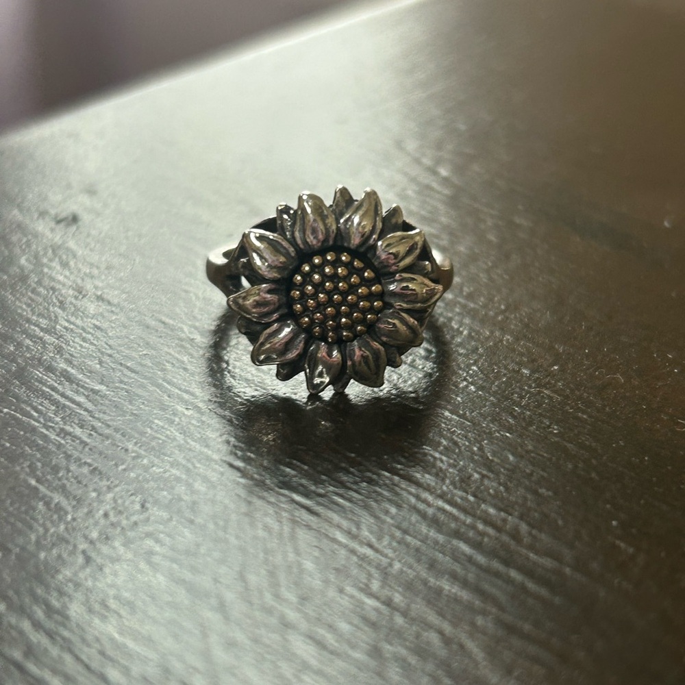 James Avery Sunflower Ring Gem